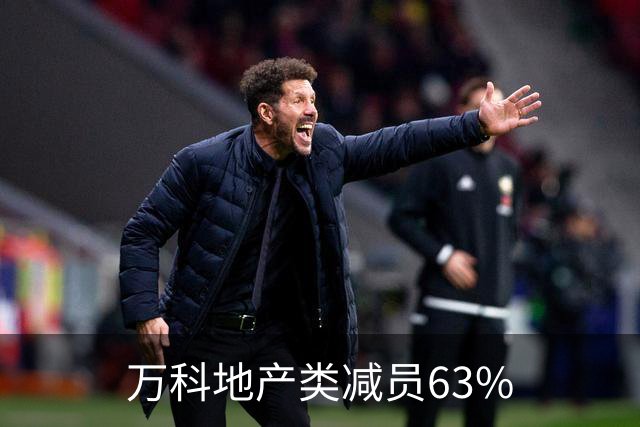 万科地产类减员63%